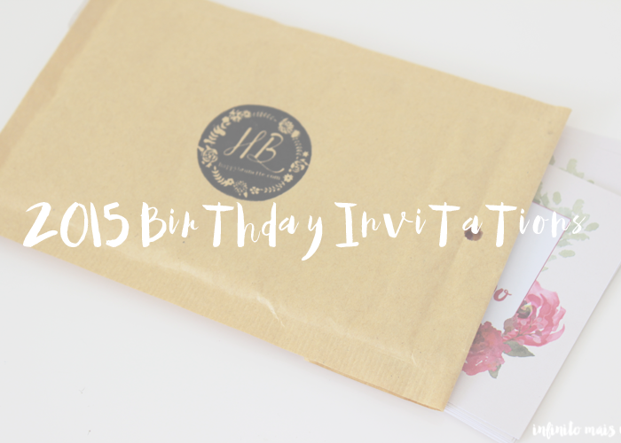 OFF TOPIC | 2015 Birthday Invitations