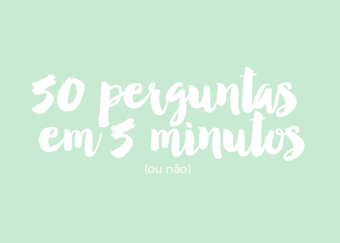 OH HAI, IT’S A VIDEO! | 50 Perguntas em 5 Minutos