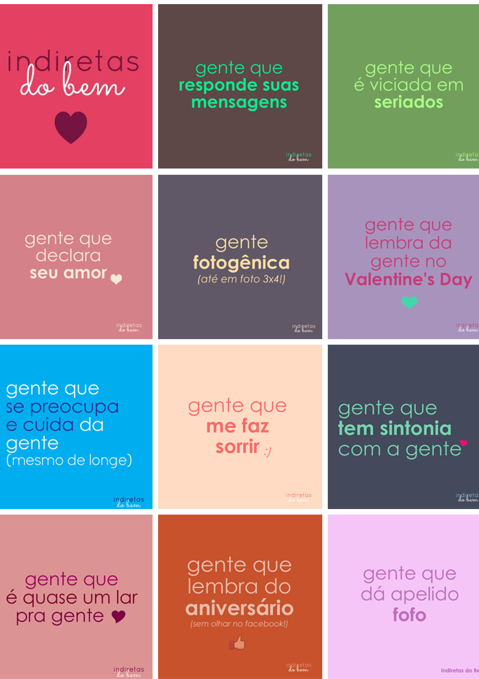 WEB FINDS | Indirectas do Bem