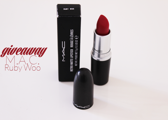 GIVEAWAY | MAC Ruby Woo Lipstick