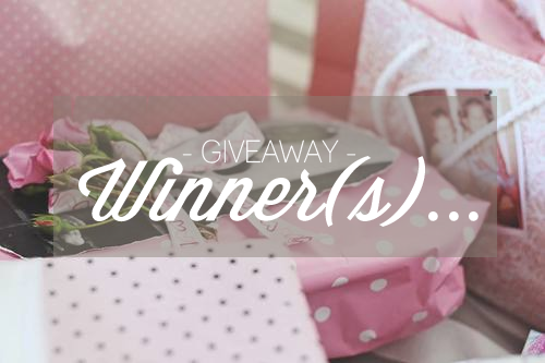 BLOG RELATED | Two Years Giveaway WINNER