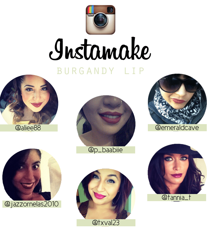 INSTAMAKE | Burgandy Lip