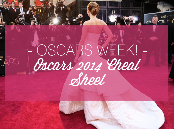 OSCARS WEEK! | Oscars 2014 Cheat Sheet