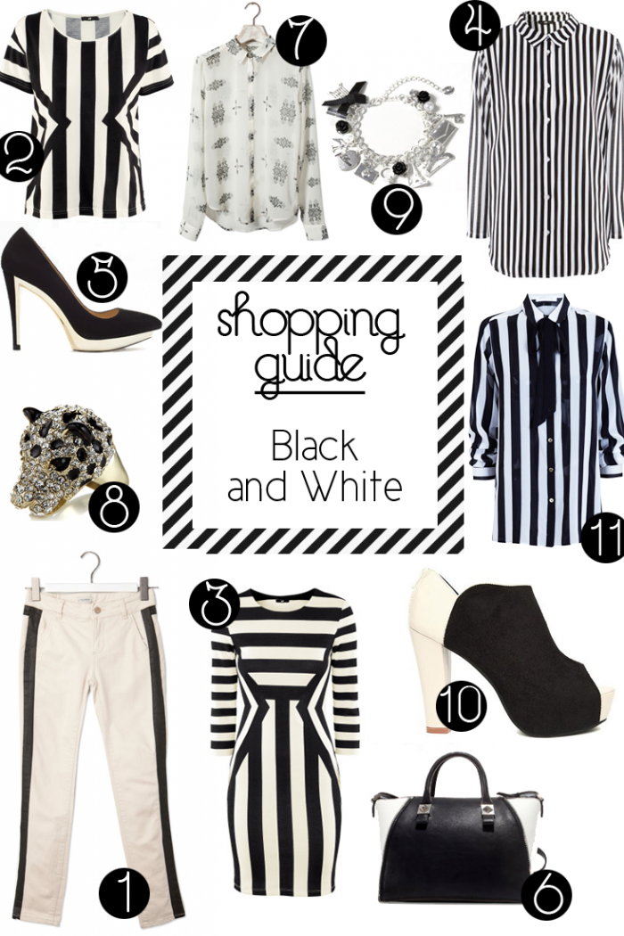 SHOPPING GUIDE | Black and White