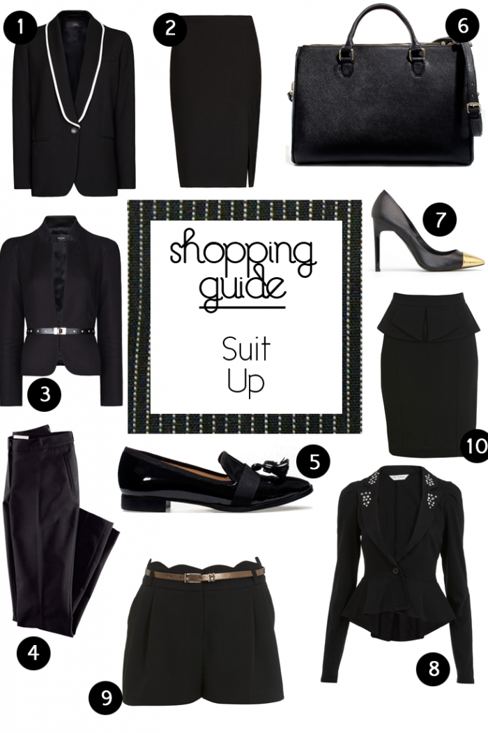 SHOPPING GUIDE | Suit Up Trend