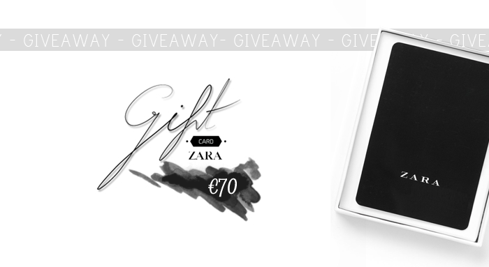 BLOG RELATED | ZARA ???70 Gift Card Giveaway