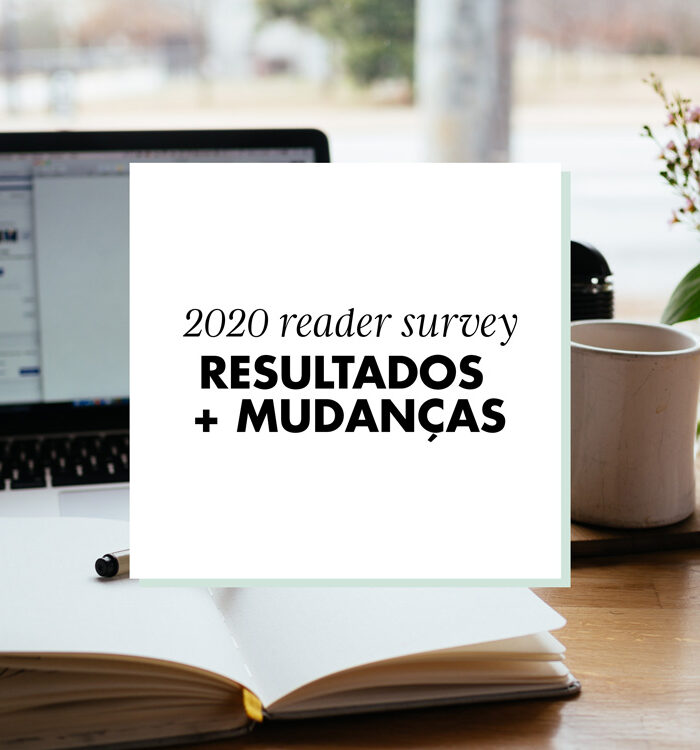 2020 Reader Survey Resultados + Mudanças